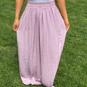 Lavender maxi skirt